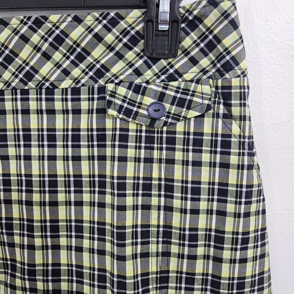 Vintage Tail Tech Plaid Yellow Tennis Skort. Size 6/Small - Picture 5 of 9